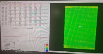 SE3000 Glass Warpage Measurement System measurement result 2